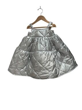Christina Rohde metallic silver puffy dress - size 4